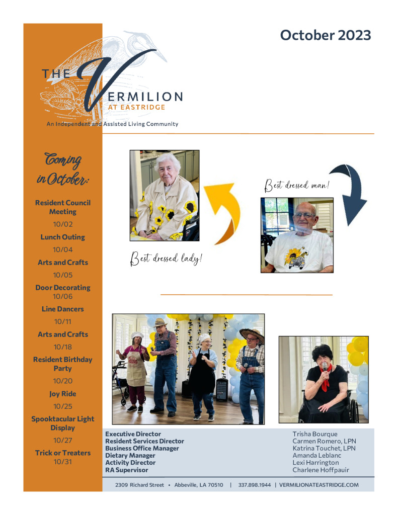 thumbnail of The Vermillion October 2023 Newsletter